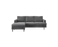 Menard Compact 3-sits divansoffa grå
