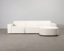 Micadoni Jodie 4-sits divansoffa ljusbeige