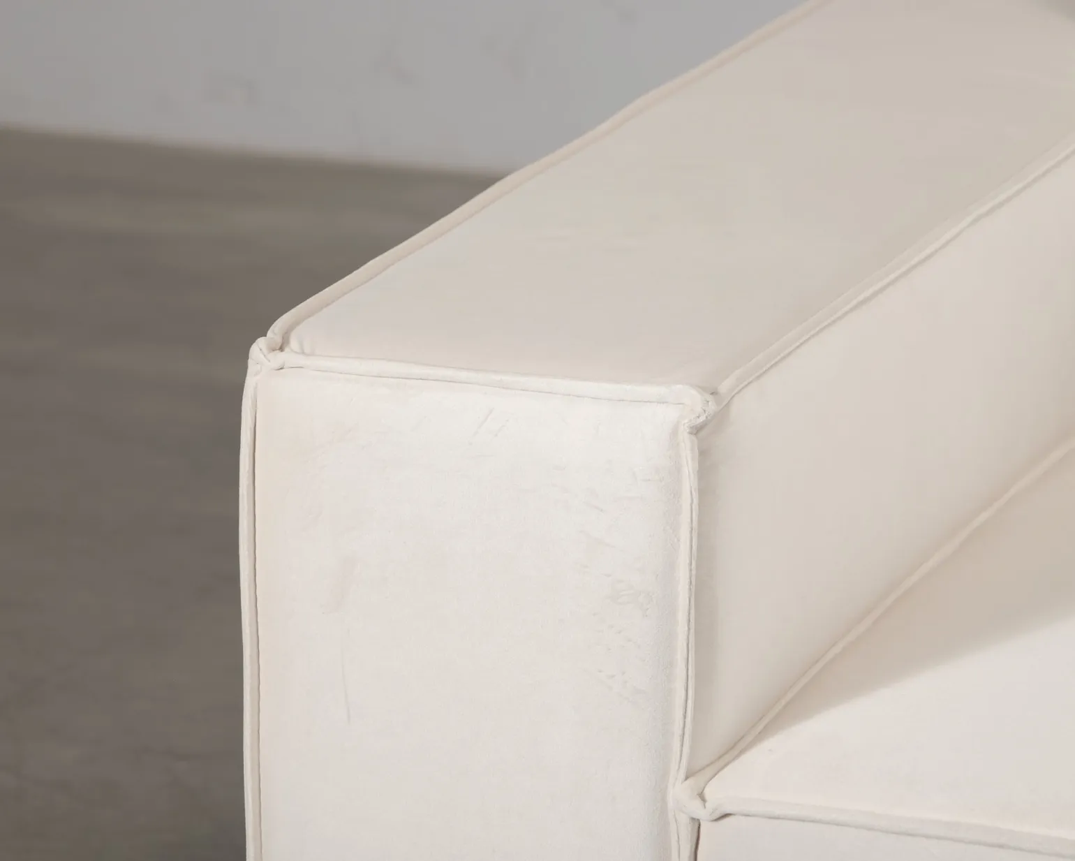 Micadoni Jodie 4-sits divansoffa ljusbeige