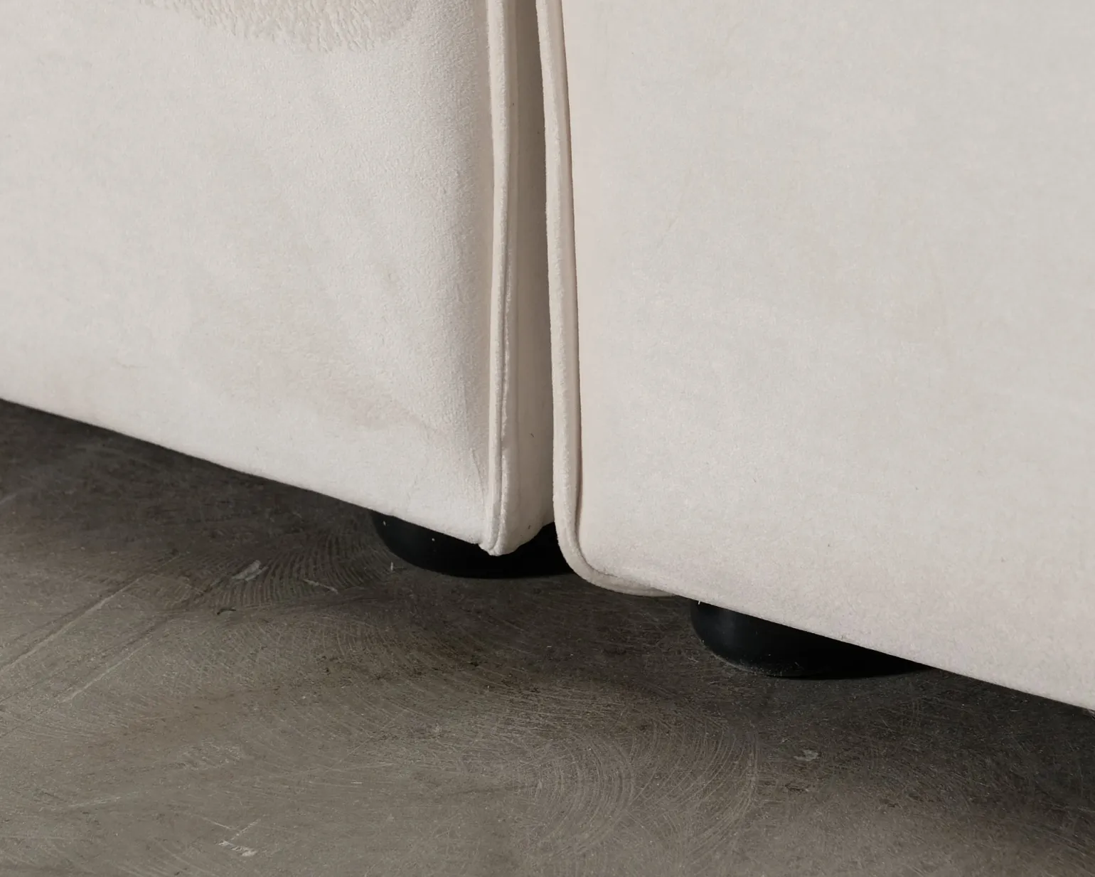 Micadoni Jodie 4-sits divansoffa ljusbeige