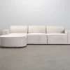Micadoni Jodie 4-sits divansoffa ljusbeige