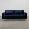 Micadoni Mamaia 2-sits soffa mörkblå