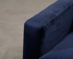 Micadoni Mamaia 2-sits soffa mörkblå