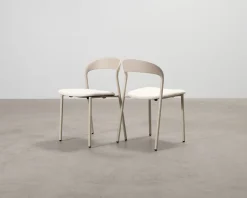 Micadoni Mia matstol beige, set om 2