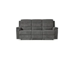 Mio Lazy 3-sits reclinersoffa grå
