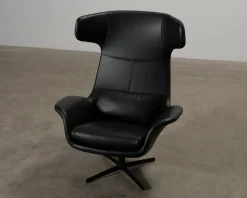 Mirasol Highback Fåtölj läder svart