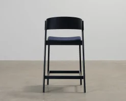 Muuto Cover Counter barstol svart