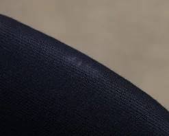 Muuto Fiber Conference Swivel fåtölj svart / mörkblå