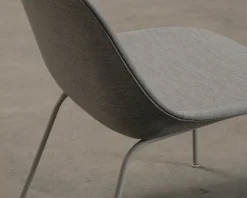 Muuto Fiber loungestol grå