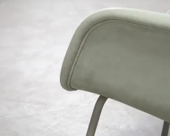 Muuto Fiber Soft Chair läderfåtölj grön