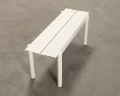 Muuto Linear Steel bänk vit 110 cm