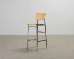 Muuto Loft barstol ek / grön