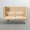 Muuto Outline Highback 2-sits soffa beige