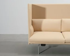 Muuto Outline Highback 2-sits soffa beige
