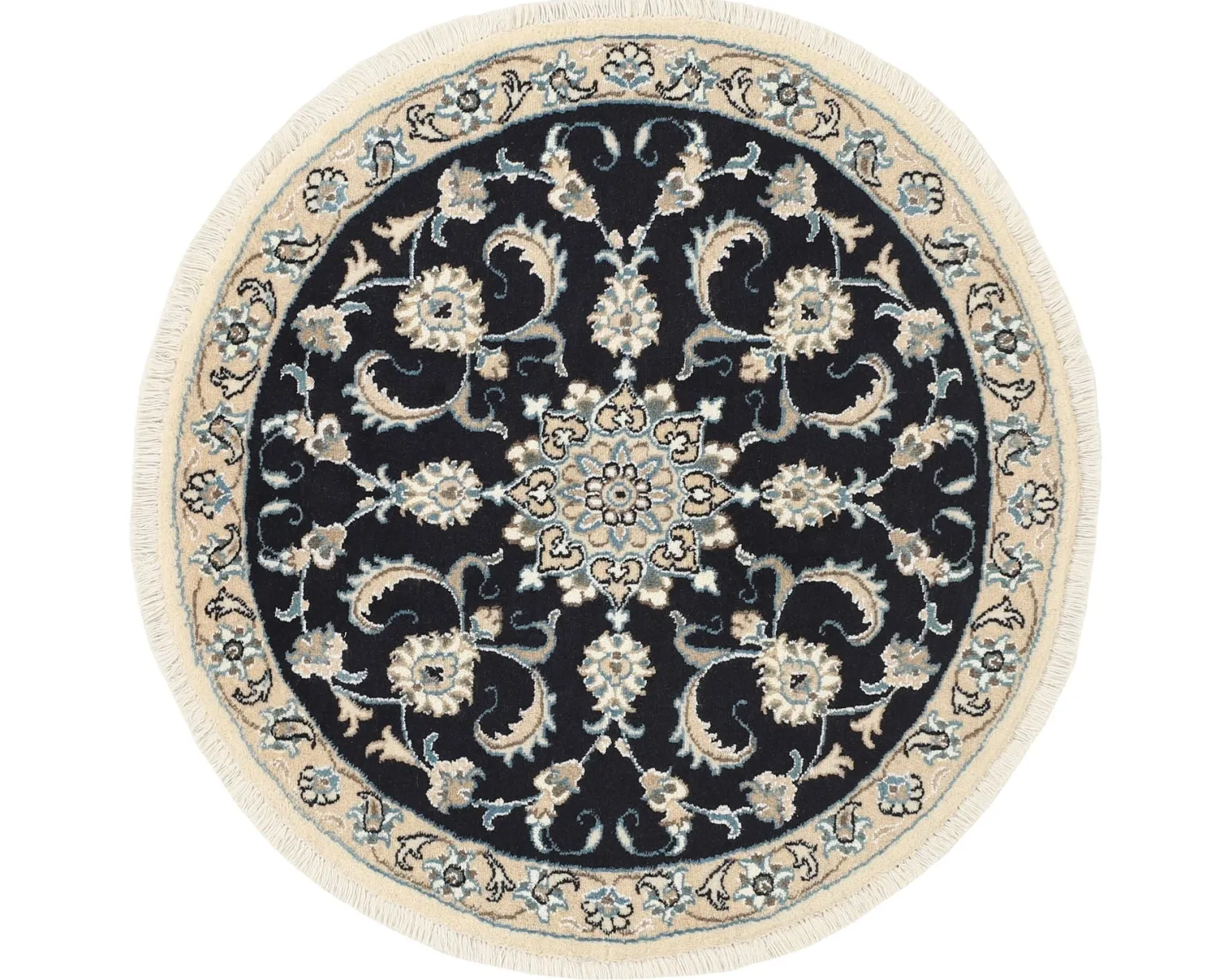 Nain Kashmar orientalisk matta ø 100 cm