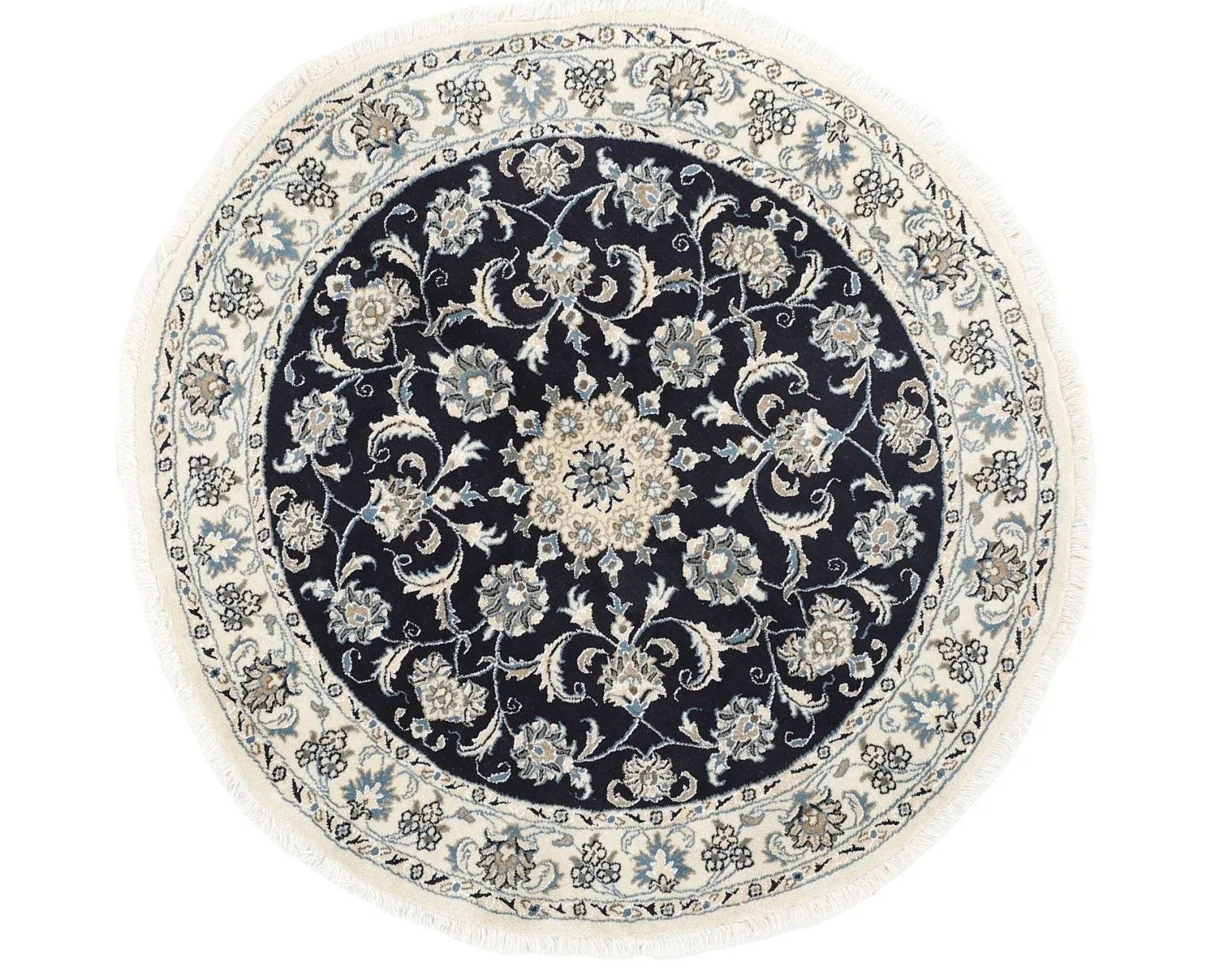 Nain Kashmar orientalisk matta ø 150 cm