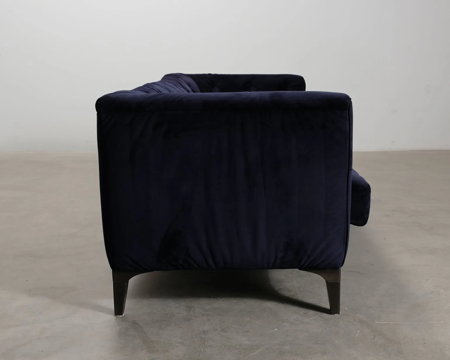 Natuzzi 2,5-sits soffa mörkblå