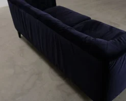 Natuzzi 2,5-sits soffa mörkblå