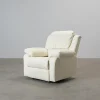 Norbo reclinerfåtölj naturvit