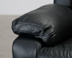 Norbo 2-sits reclinersoffa konstläder svart