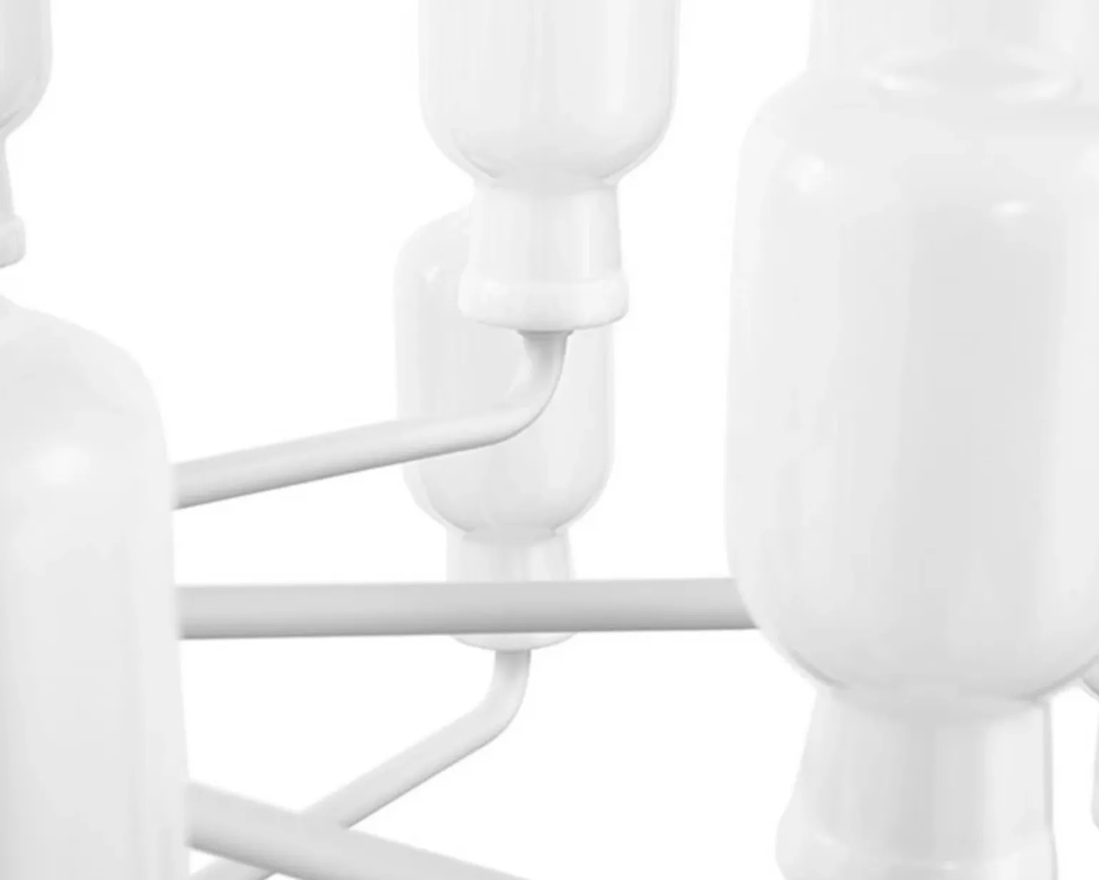 Normann Copenhagen Amp Large ljuskrona vit