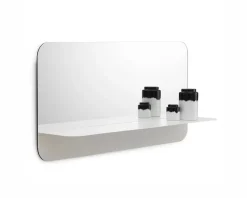 Normann Copenhagen Horizon spegel horisontell vit