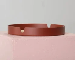 Normann Copenhagen Salon Tray bricka Ø 40 cm roströd