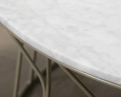Offecct Circus soffbord vit marmor