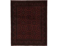 Old Afghan orientalisk matta 154 x 192 cm