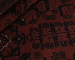 Old Afghan orientalisk matta 154 x 192 cm