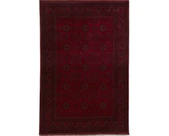 Old Afghan orientalisk matta 196 x 290 cm