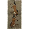 Old Figural Kashghai orientalisk matta 101 x 209 cm