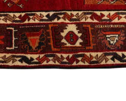 Old Figural Kashghai orientalisk matta 162 x 226 cm