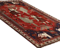 Old Figural Kashghai orientalisk matta 160 x 245 cm