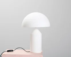 Oluce Atollo 237 bordslampa 50 cm Opal