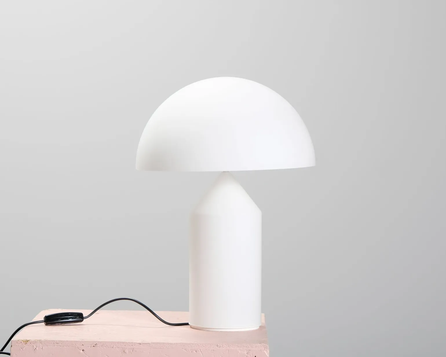 Oluce Atollo 237 bordslampa 50 cm Opal