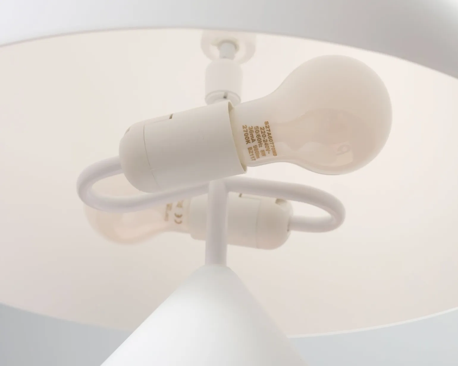 Oluce Atollo 237 bordslampa 50 cm Opal