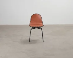 OX Denmarq Stretch stol cognacläder / svart