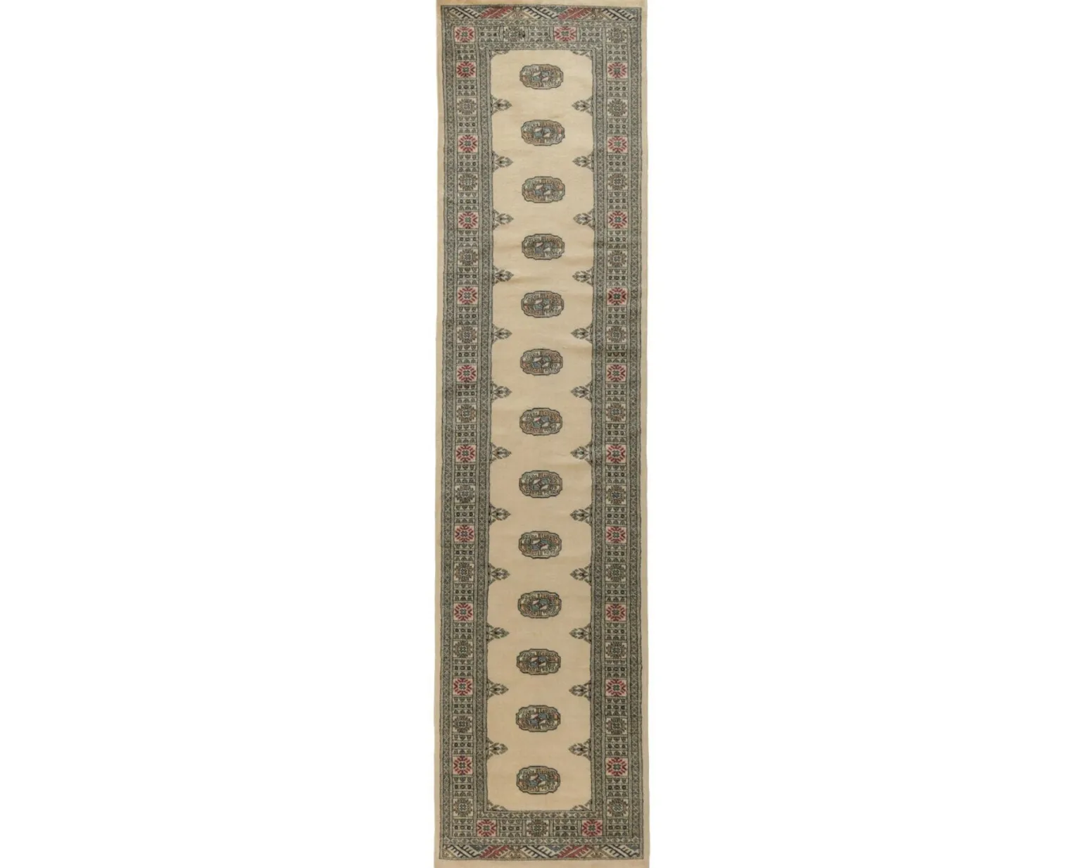 Pakistan handknotted orientalisk matta 78 x 345 cm