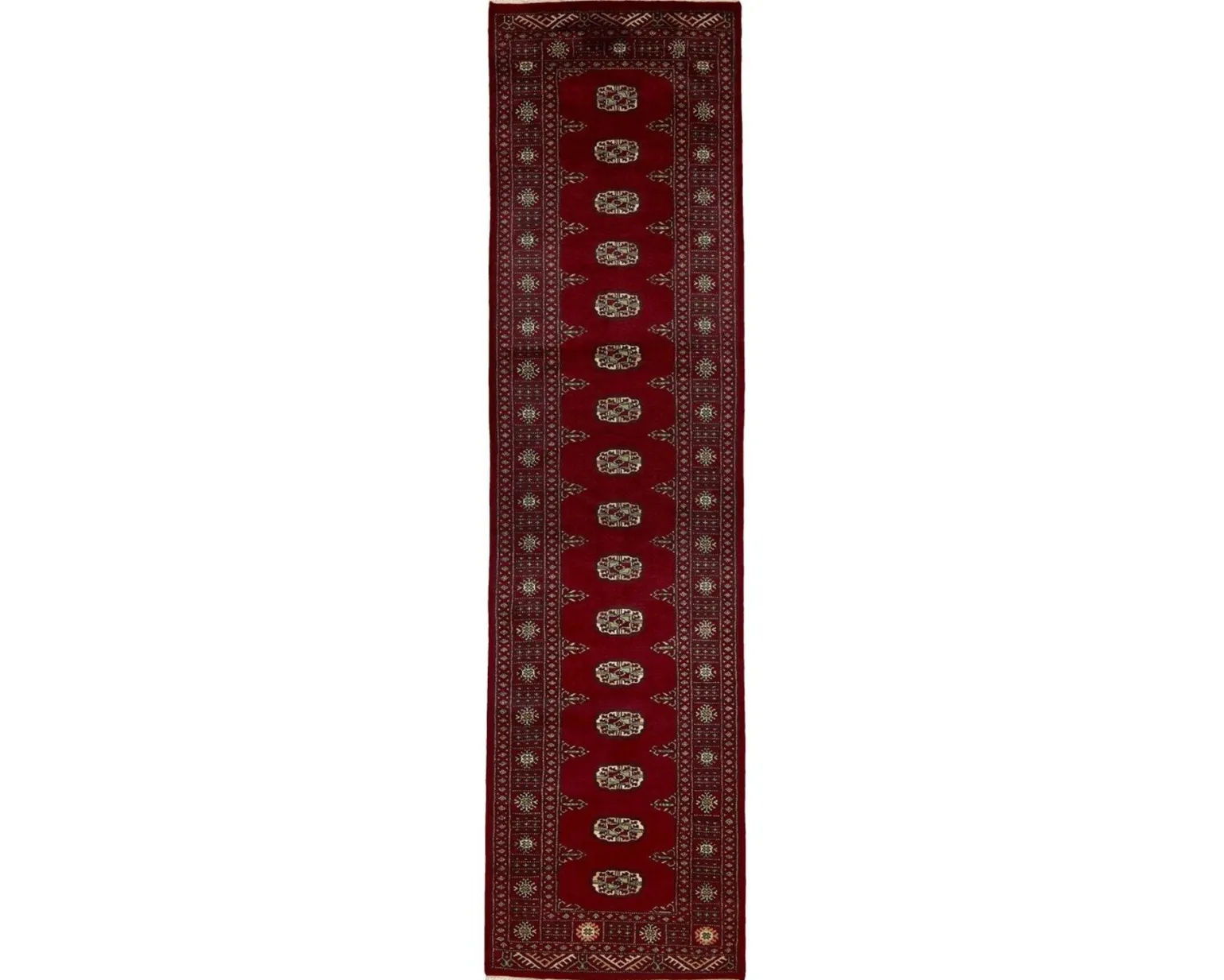 Pakistan handknotted orientalisk matta 78 x 298 cm
