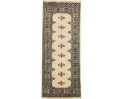 Pakistan handknotted orientalisk matta 77 x 193 cm