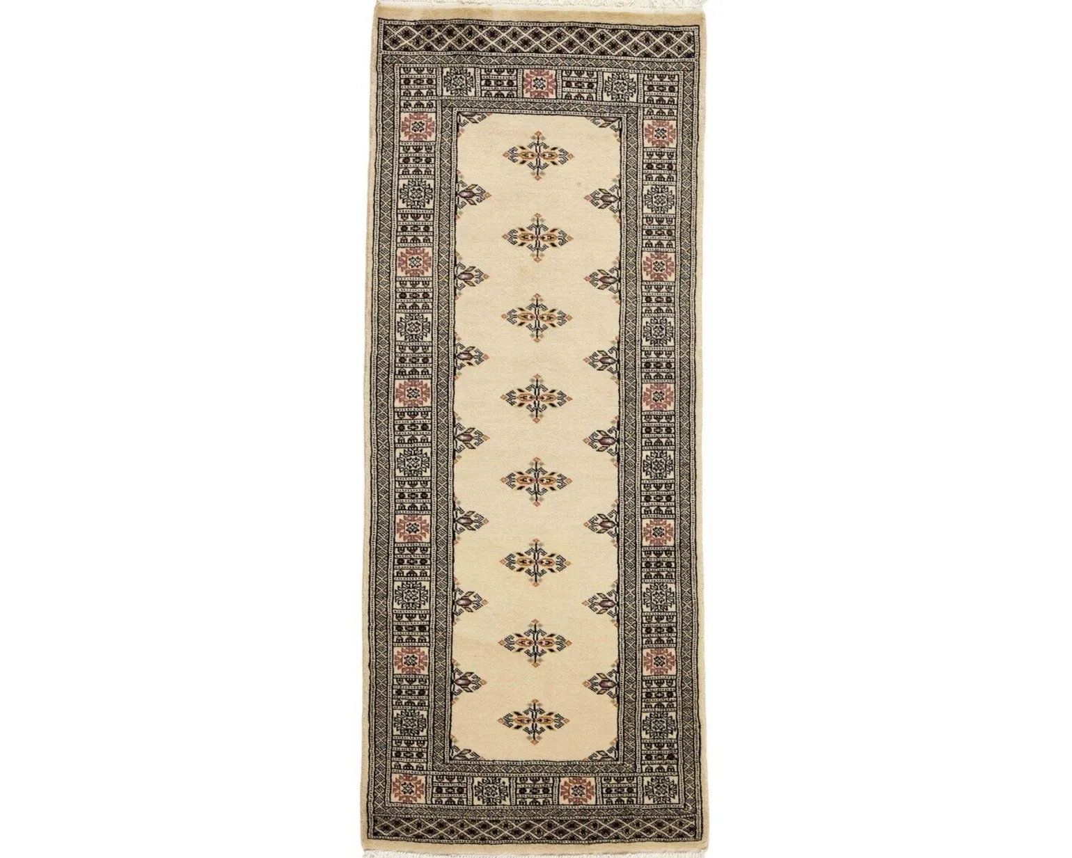 Pakistan handknotted orientalisk matta 77 x 193 cm