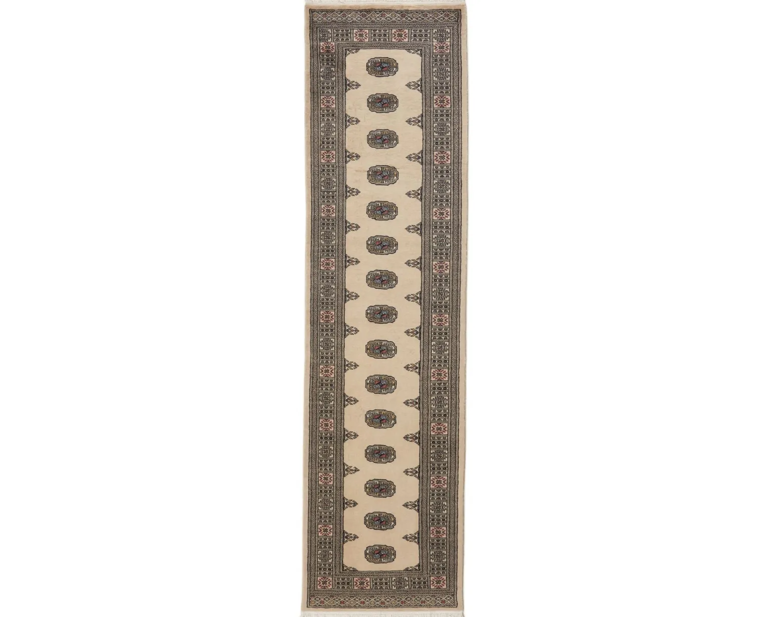 Pakistan handknotted orientalisk matta 81 x 304 cm