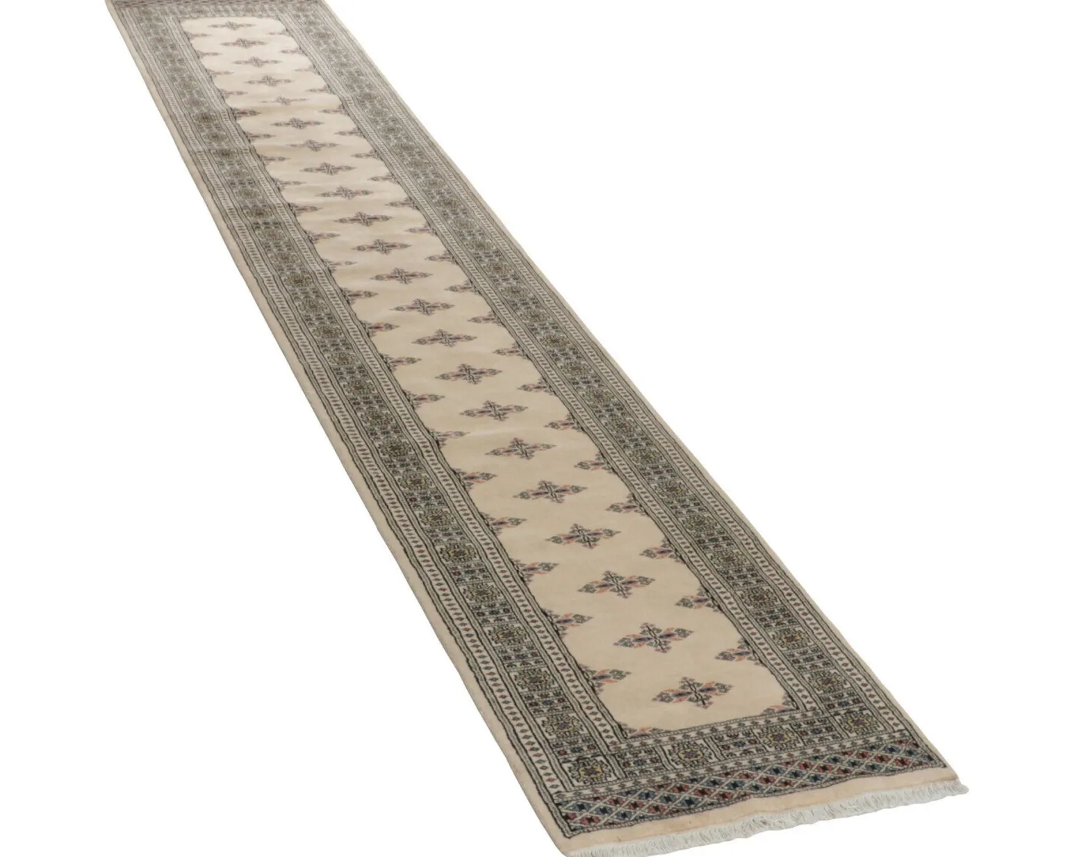 Pakistan handknotted orientalisk matta 77 x 459 cm
