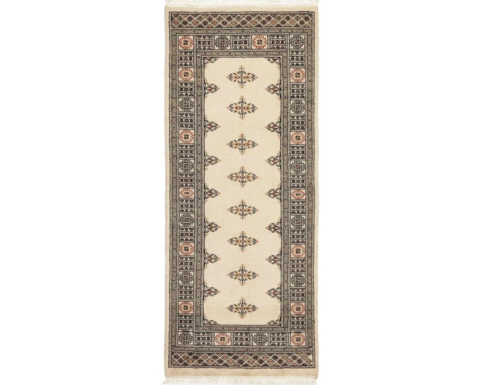 Pakistan handknotted orientalisk matta 77 x 187 cm