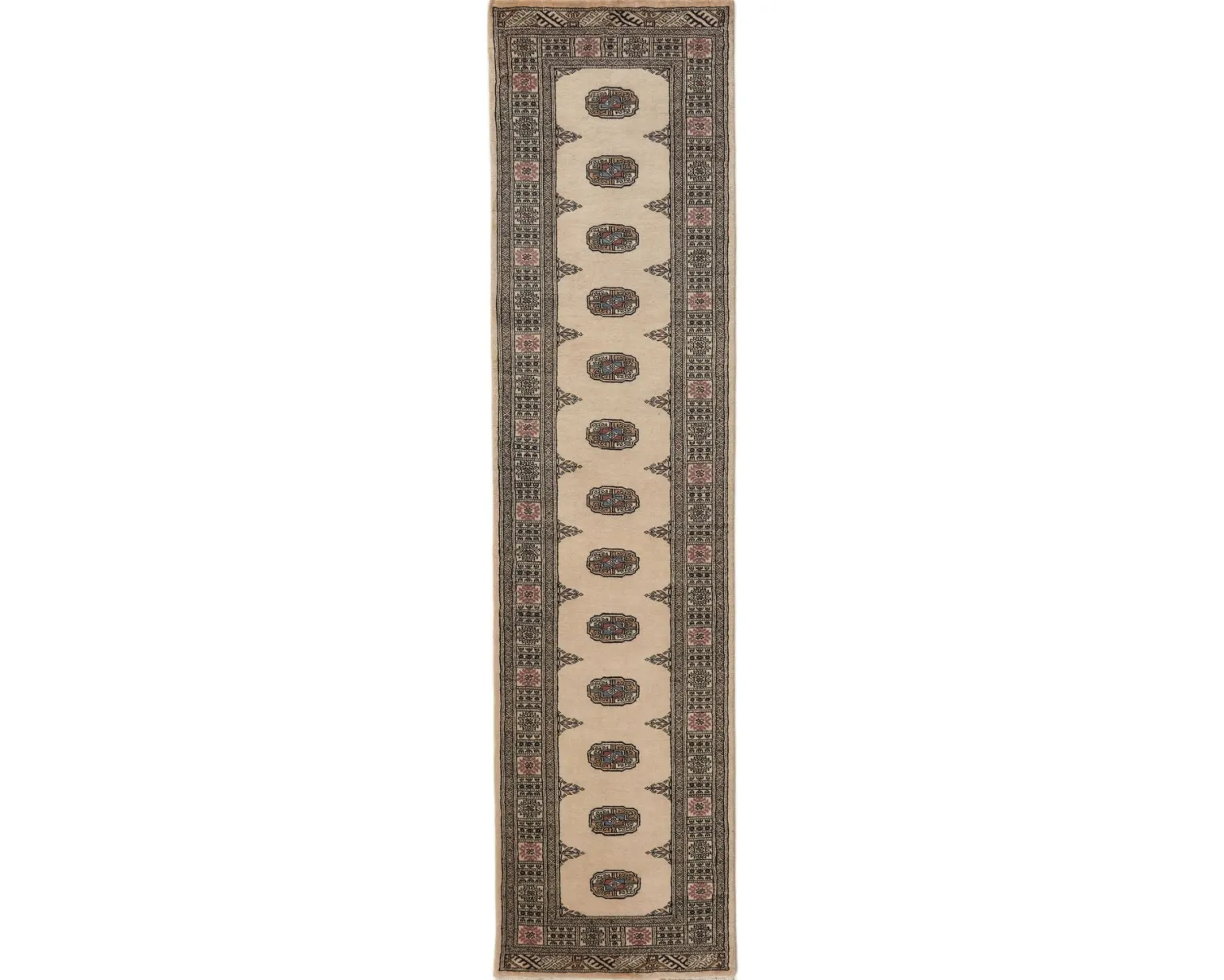 Pakistan handknotted orientalisk matta 78 x 311 cm