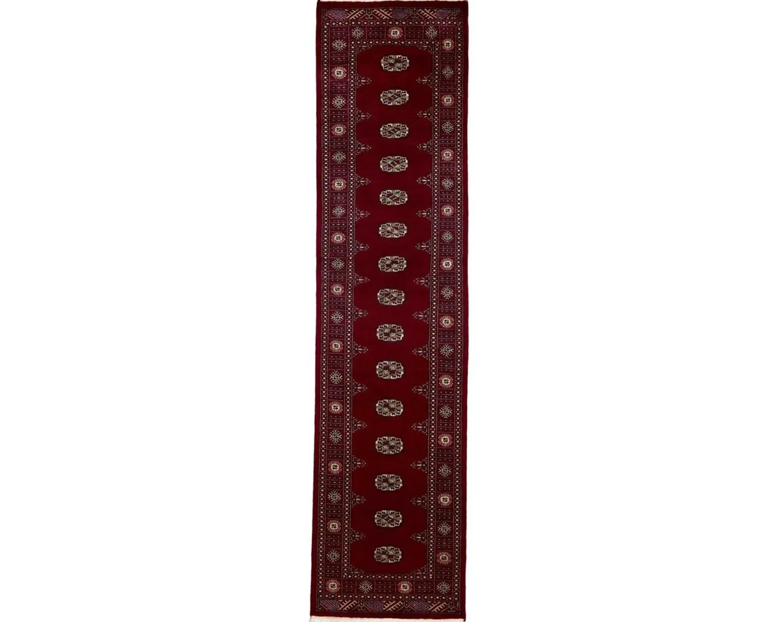 Pakistan handknotted orientalisk matta 77 x 313 cm