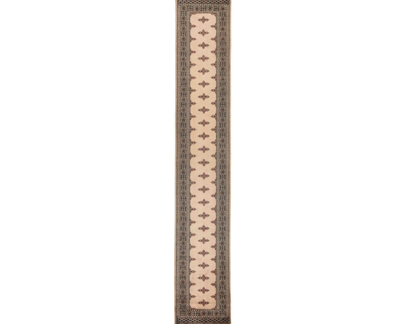 Pakistan handknotted orientalisk matta 78 x 454 cm