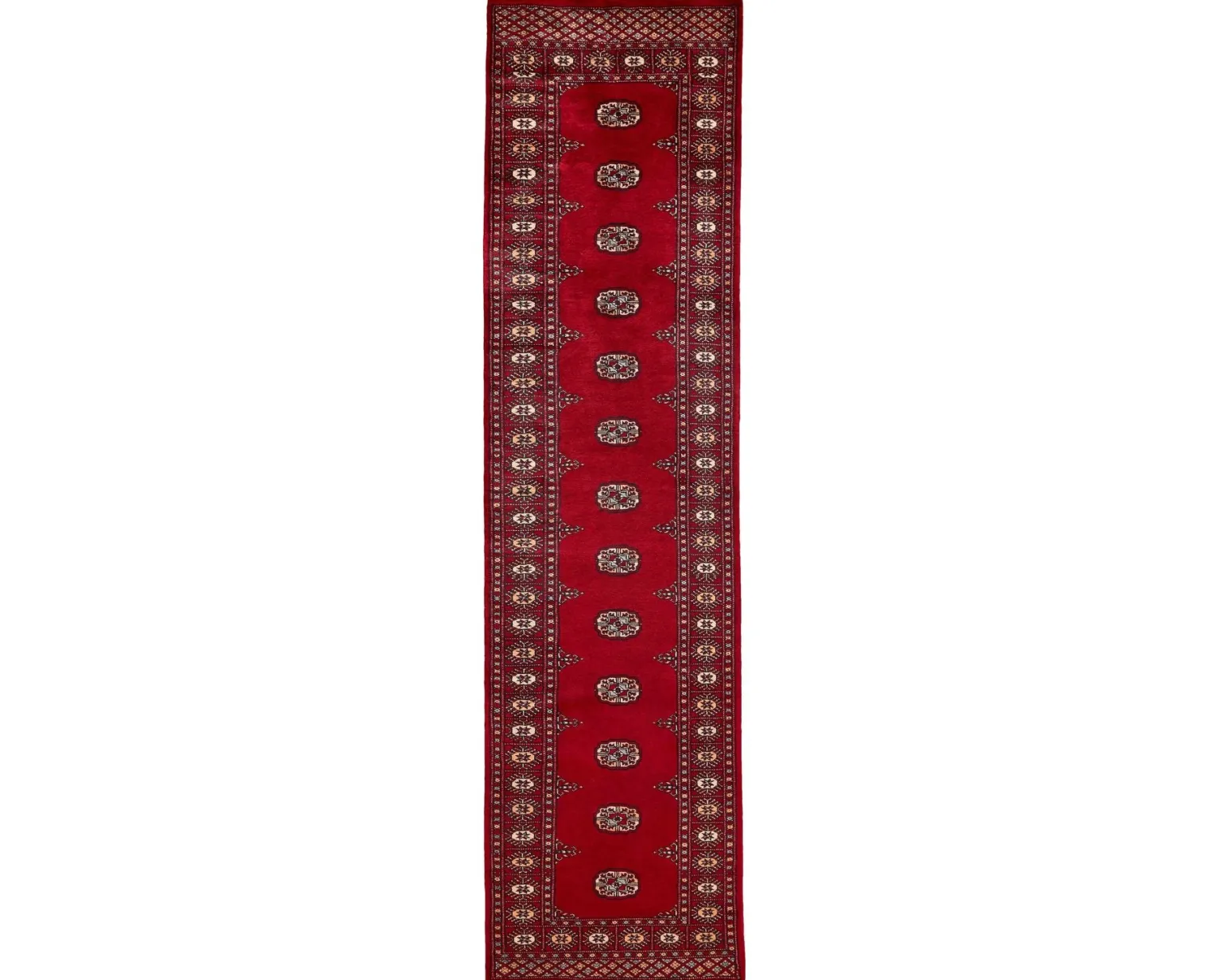Pakistan handknotted orientalisk matta 82 x 314 cm