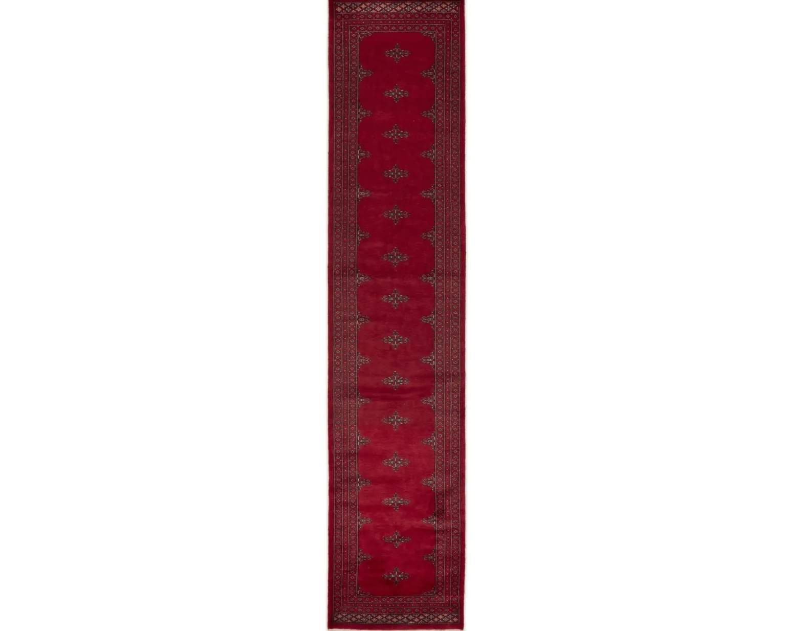 Pakistan handknotted orientalisk matta 76 x 356 cm